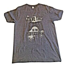 Youth Gammers T-Shirt Medium Casual Short Sleeve Pullover Gray Optima